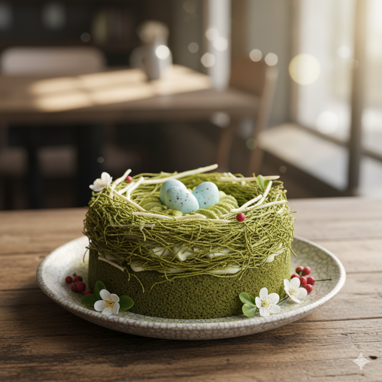 Matcha Nest Cake